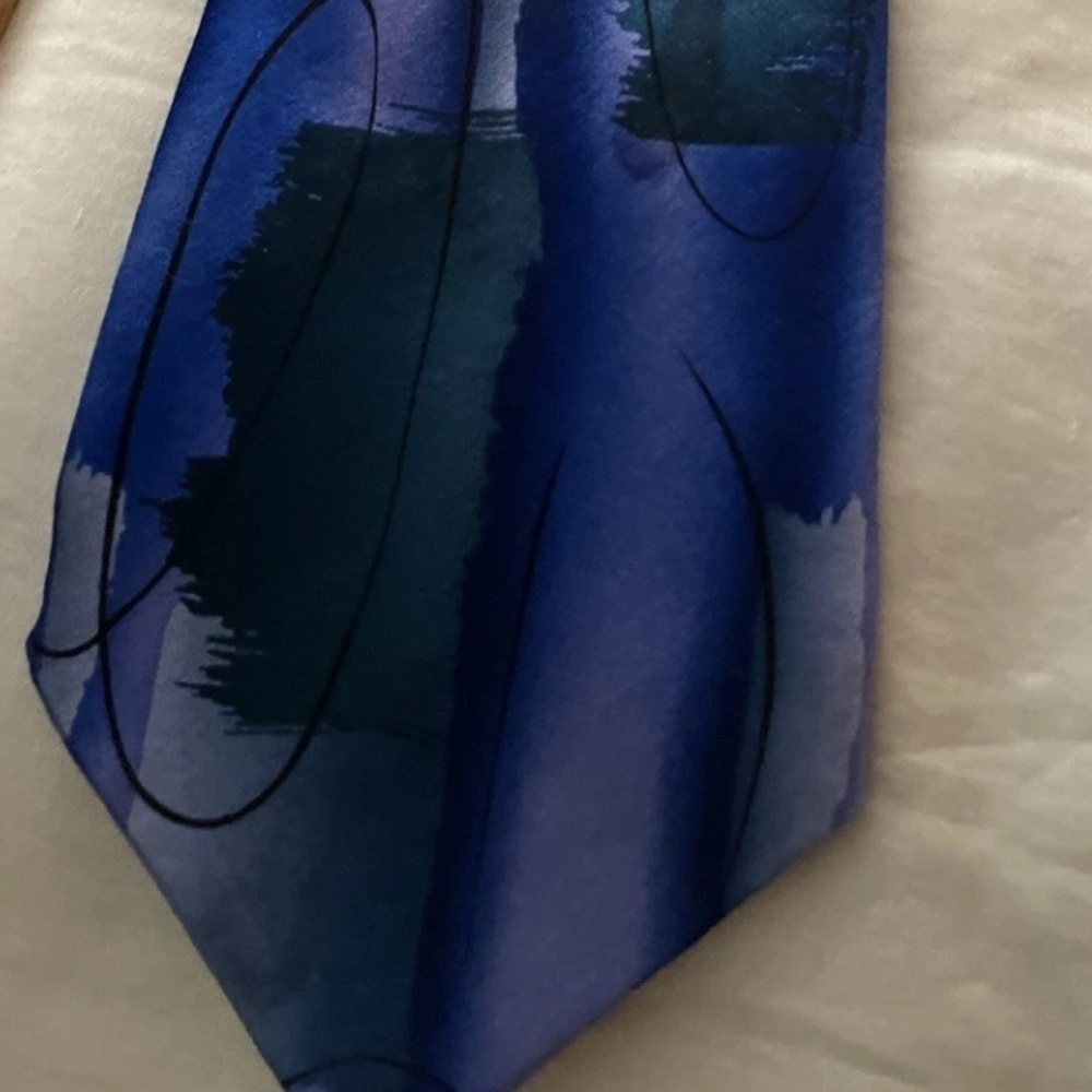 Silk tie Moon Mountain 2008 by Jerry Garcia collection 46  men’s tie NWOT